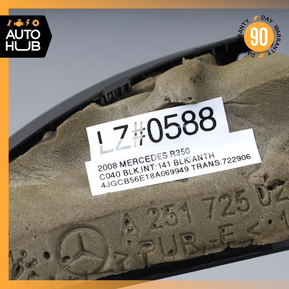 06-13 Mercedes W251 R350 R320 Right Passenger Door Corner Tweeter Speaker OEM - photo 12