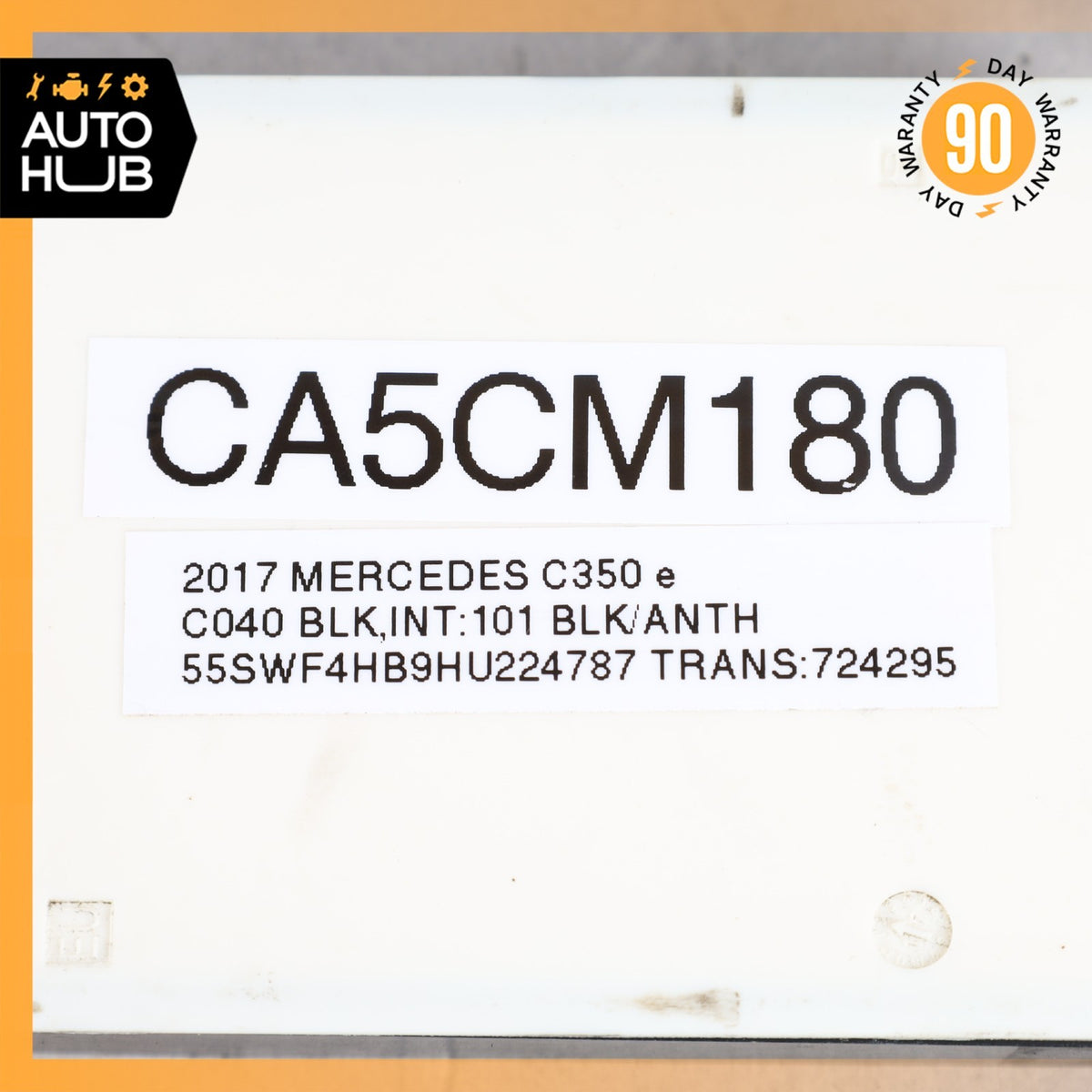 Mercedes W205 C350e Rear Bumper Blind Spot Radar Distance Sensor Module OEM - photo 7