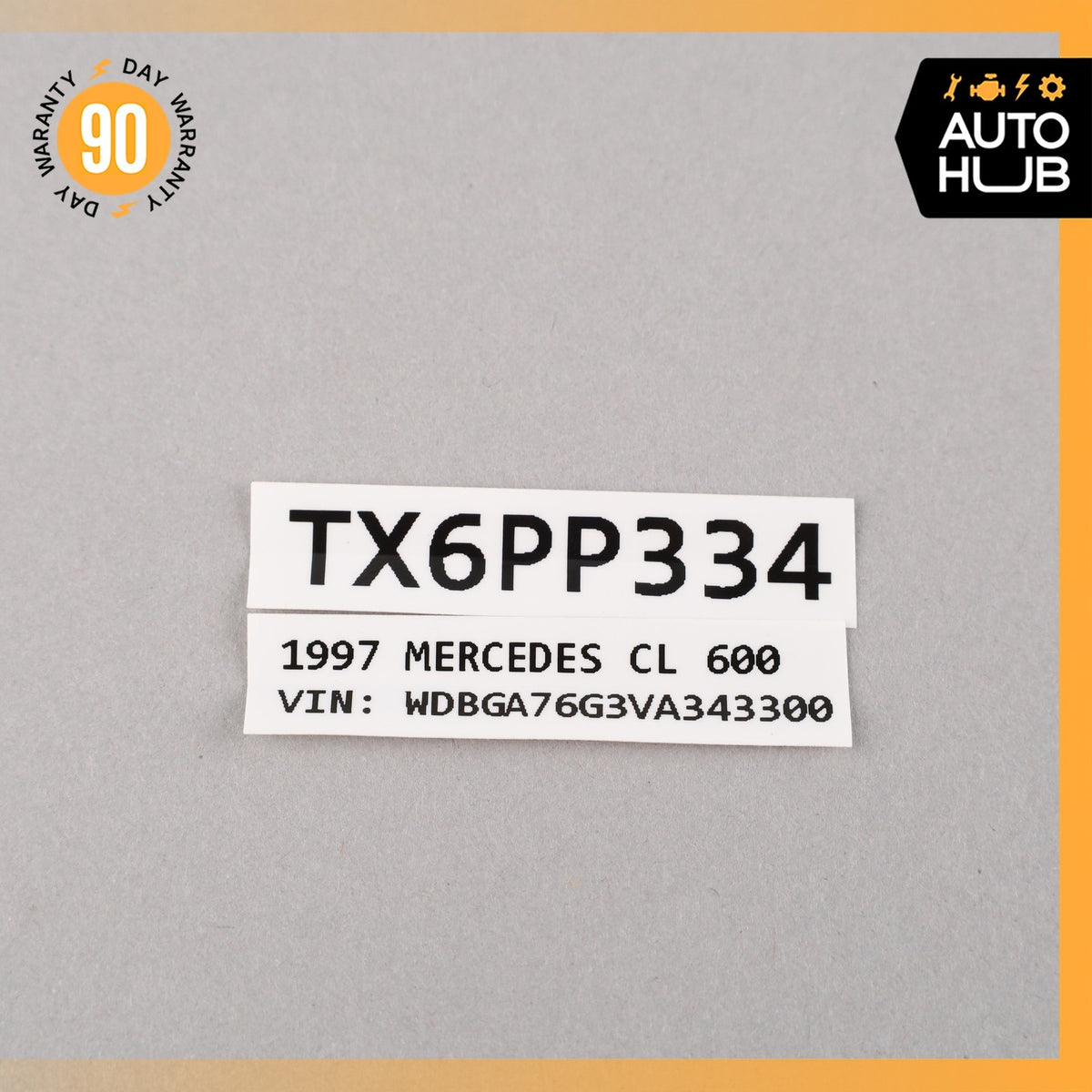 93-99 Mercedes W140 CL600 S500 S600 Coupe Trunk Lid License Plate Trim Panel OEM - photo 13
