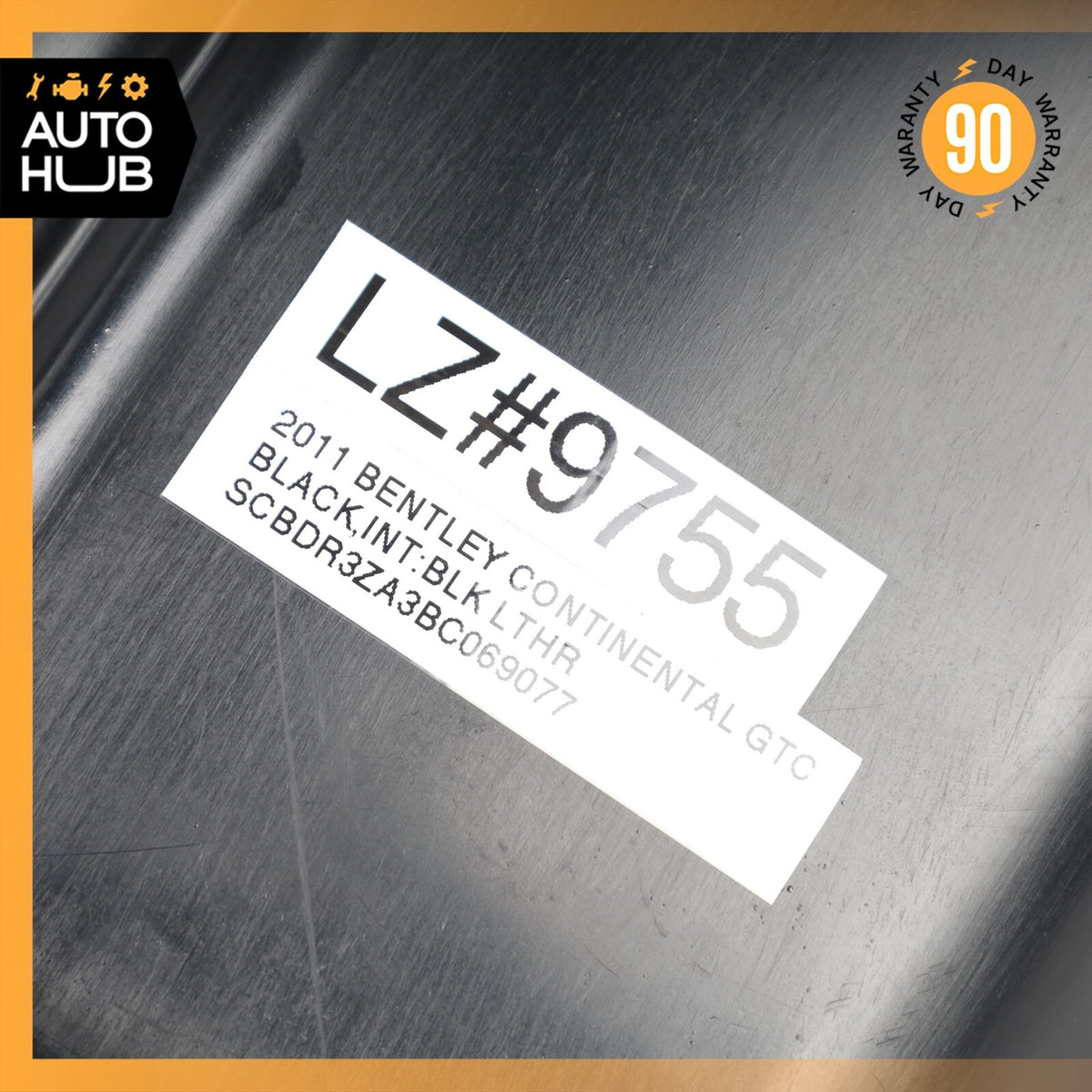 03-17 Bentley Continental GTC GT Fuel EVAP Charcoal Canister Box Vapor OEM 59k - photo 12