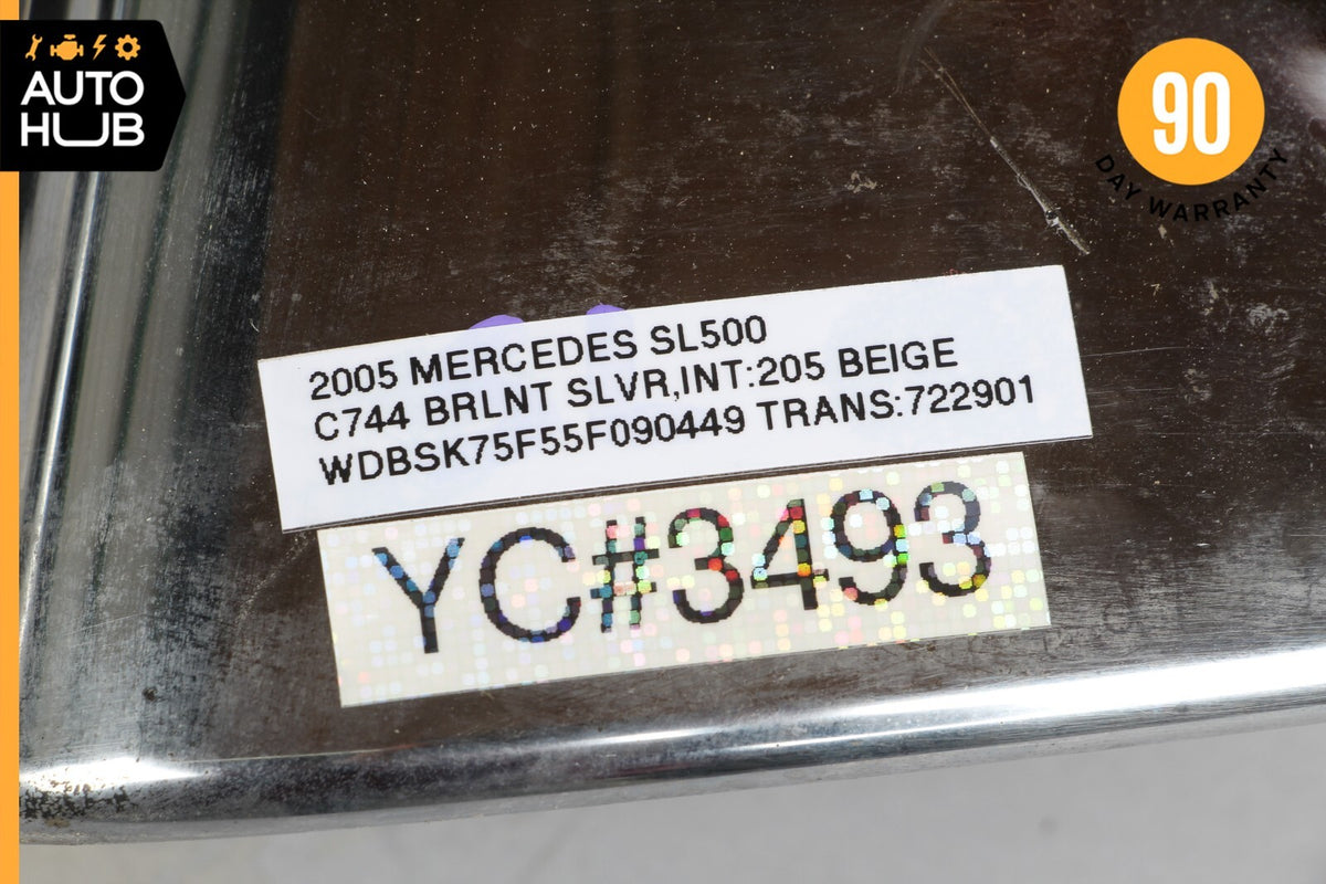 03-08 Mercedes R230 SL500 SL550 SL600 Exhaust Mufflers Muffler Tips Chrome OEM - photo 10