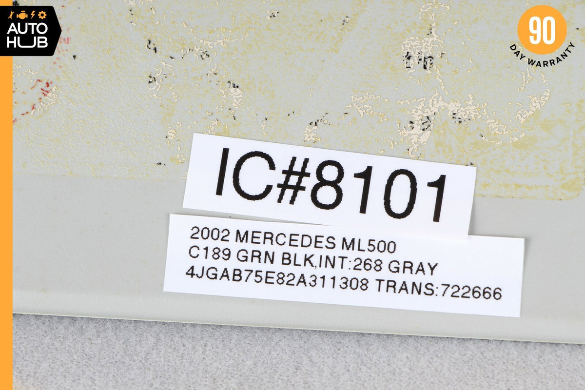02-05 Mercedes W163 ML500 ML320 ML350 Left Driver Sunvisor Shade Cover OEM - photo 10