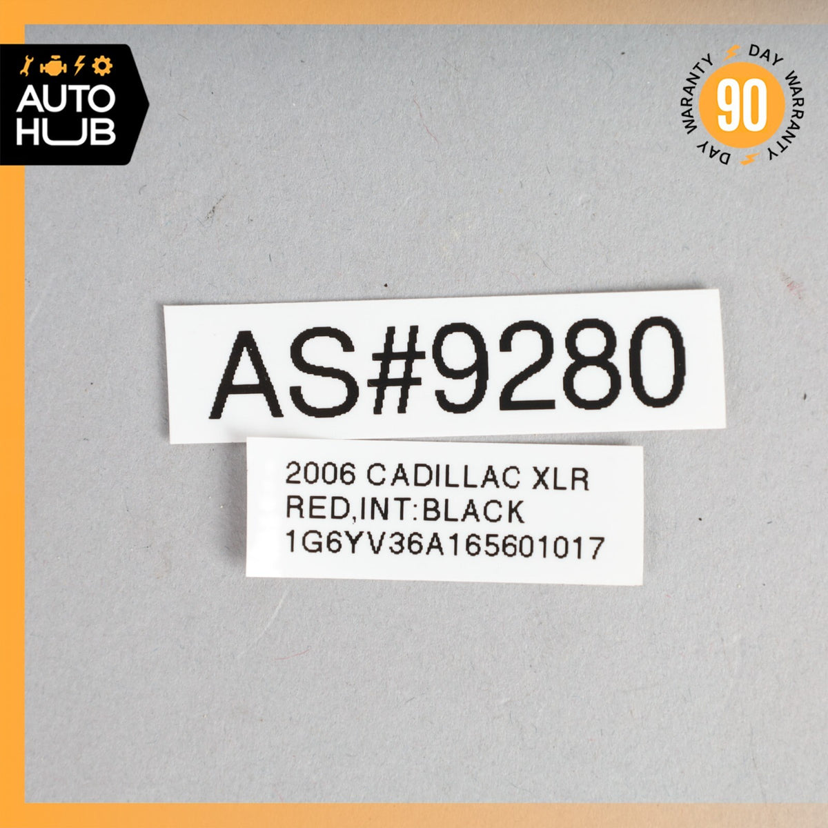 04-09 Cadillac XLR Information Display Switch & Push Start Button Black OEM - photo 12