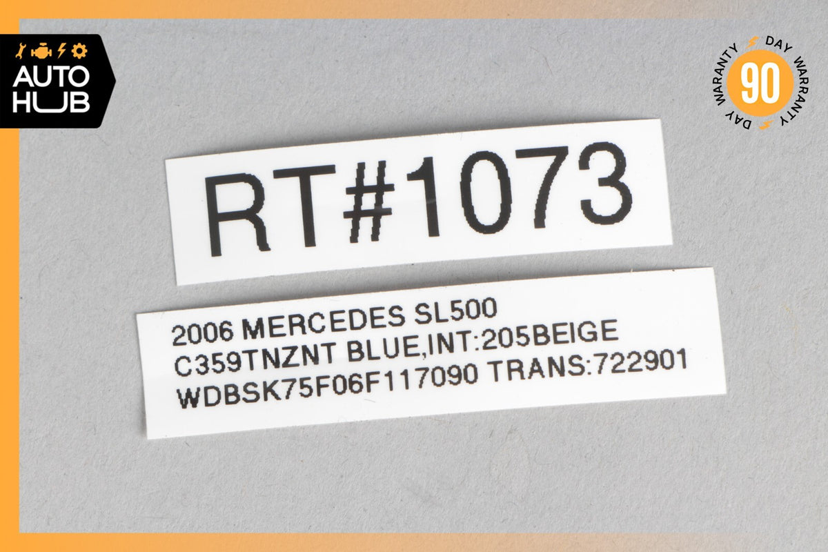 Mercedes R230 SL500 SL55 Convertible Left Side Main Top Drive Lift Cylinder OEM - photo 11