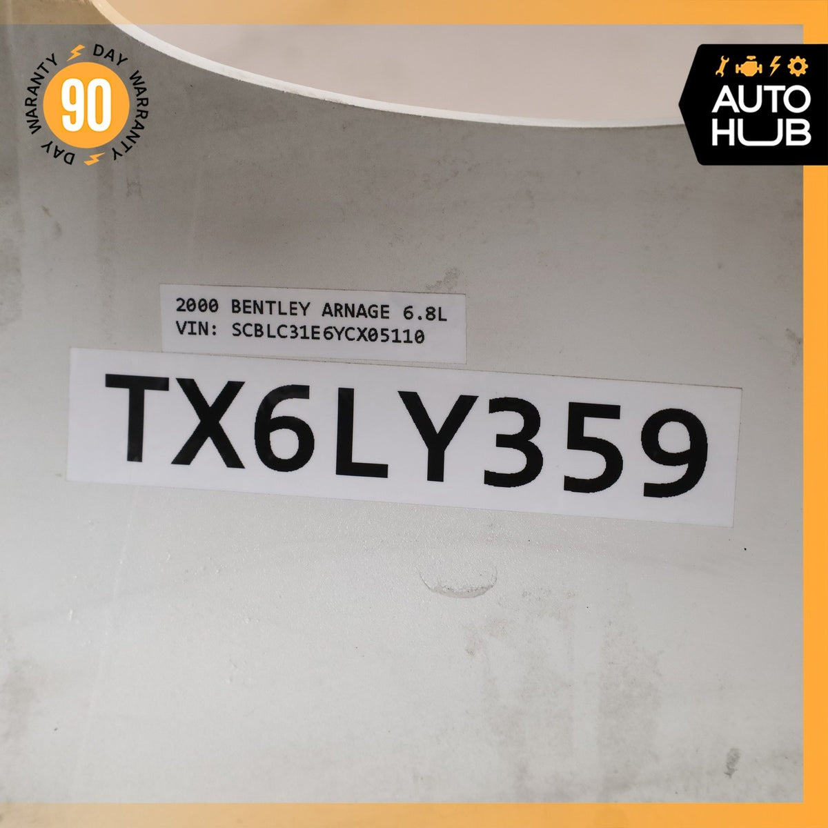 00-02 Bentley Arnage Front Bumper Cover Assembly White OEM 30k - photo 24