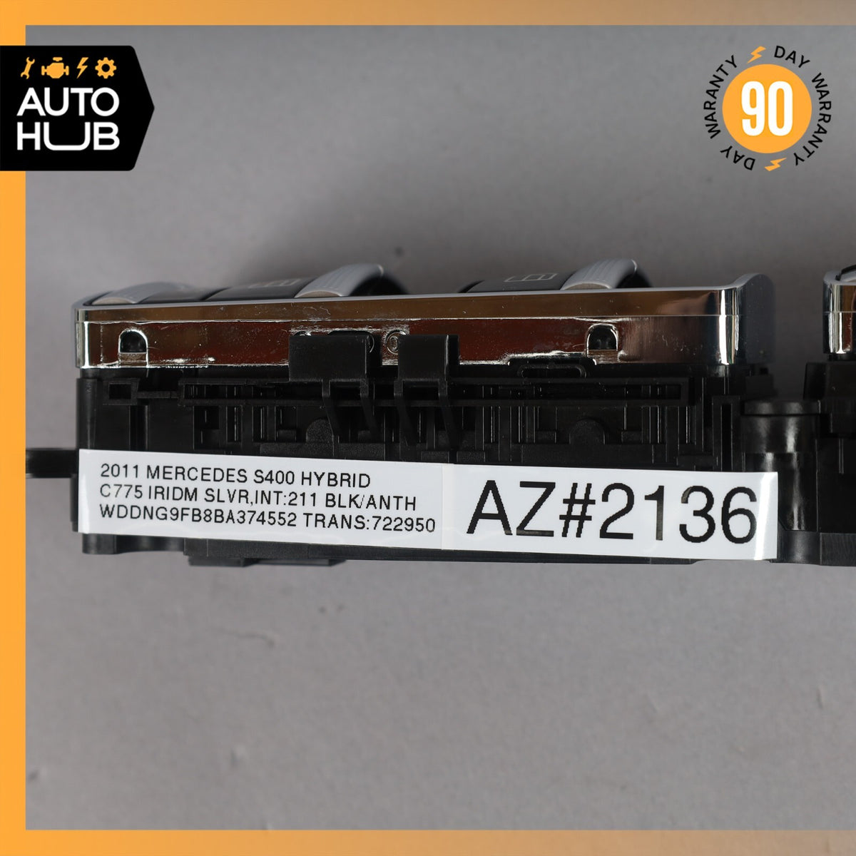 09-13 Mercedes W221 S400 S350 S63 AMG Driver Master Window Switch Control OEM - photo 10