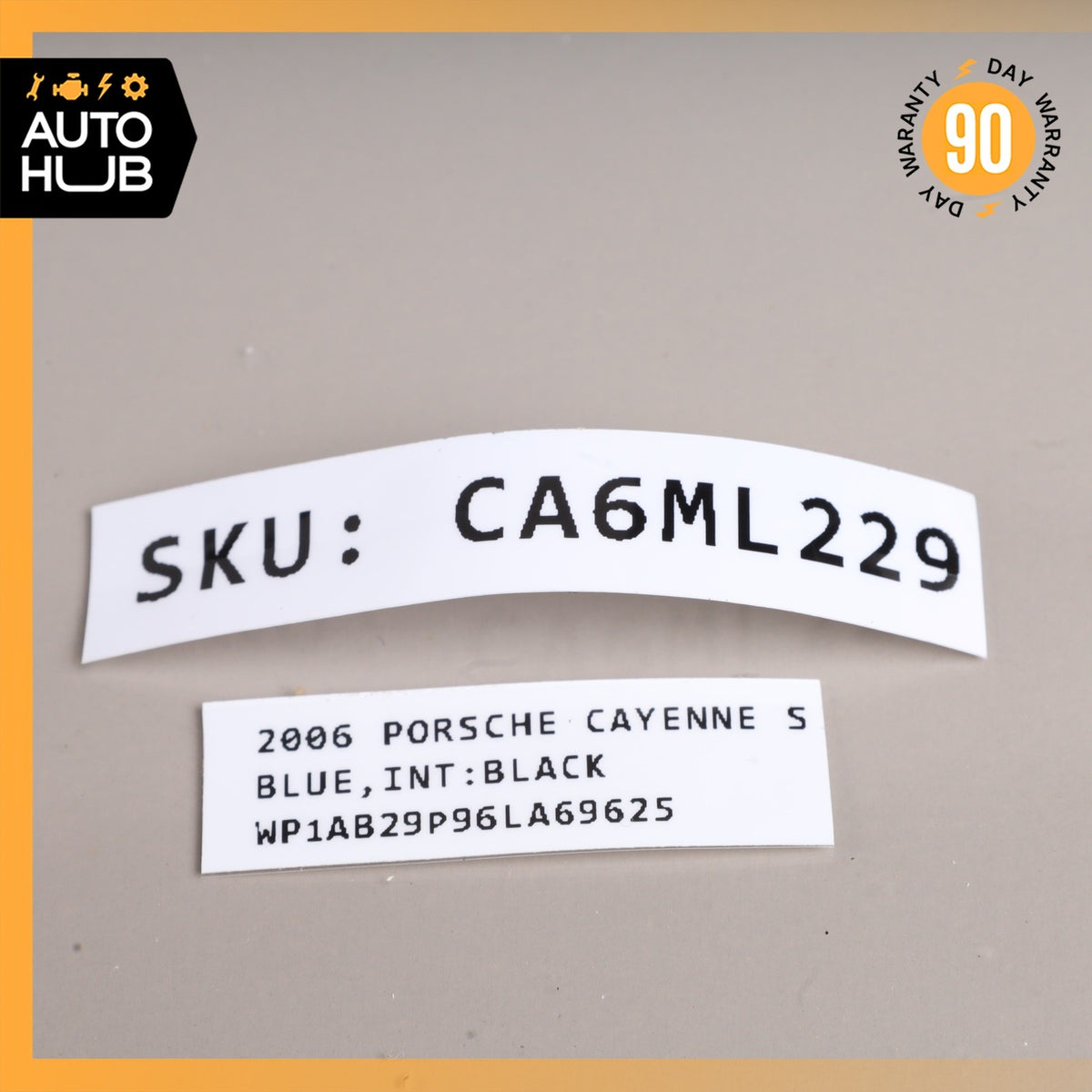 Porsche Cayenne 955 Hazard Warning Light Switch Button 7L5953235A OEM 87k - photo 8