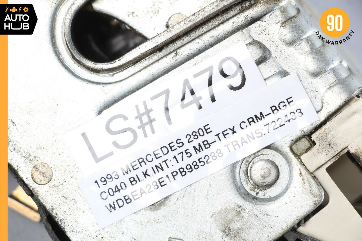 86-95 Mercedes W124 280E Sedan Rear Right Passenger Door Lock Latch Actuator OEM - photo 12