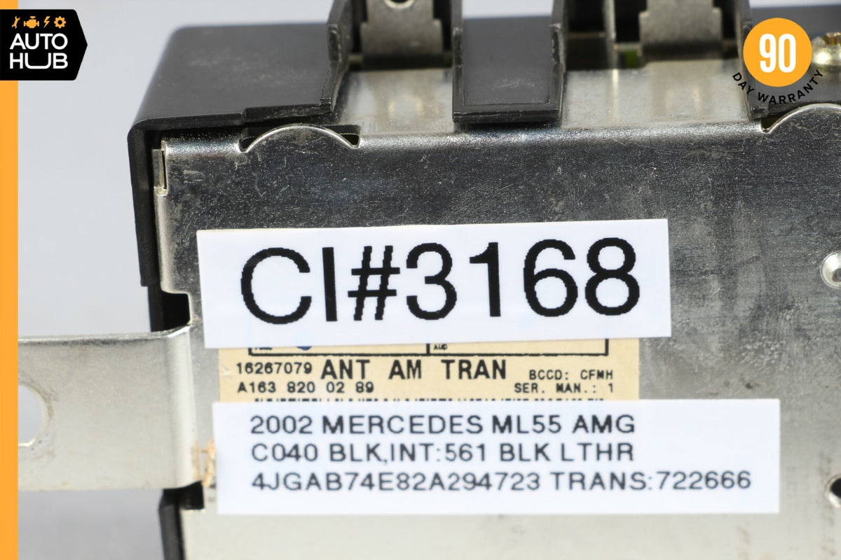 98-05 Mercedes W163 ML55 AMG ML430 Radio Antenna Amp Amplifier 1638200289 OEM - photo 7