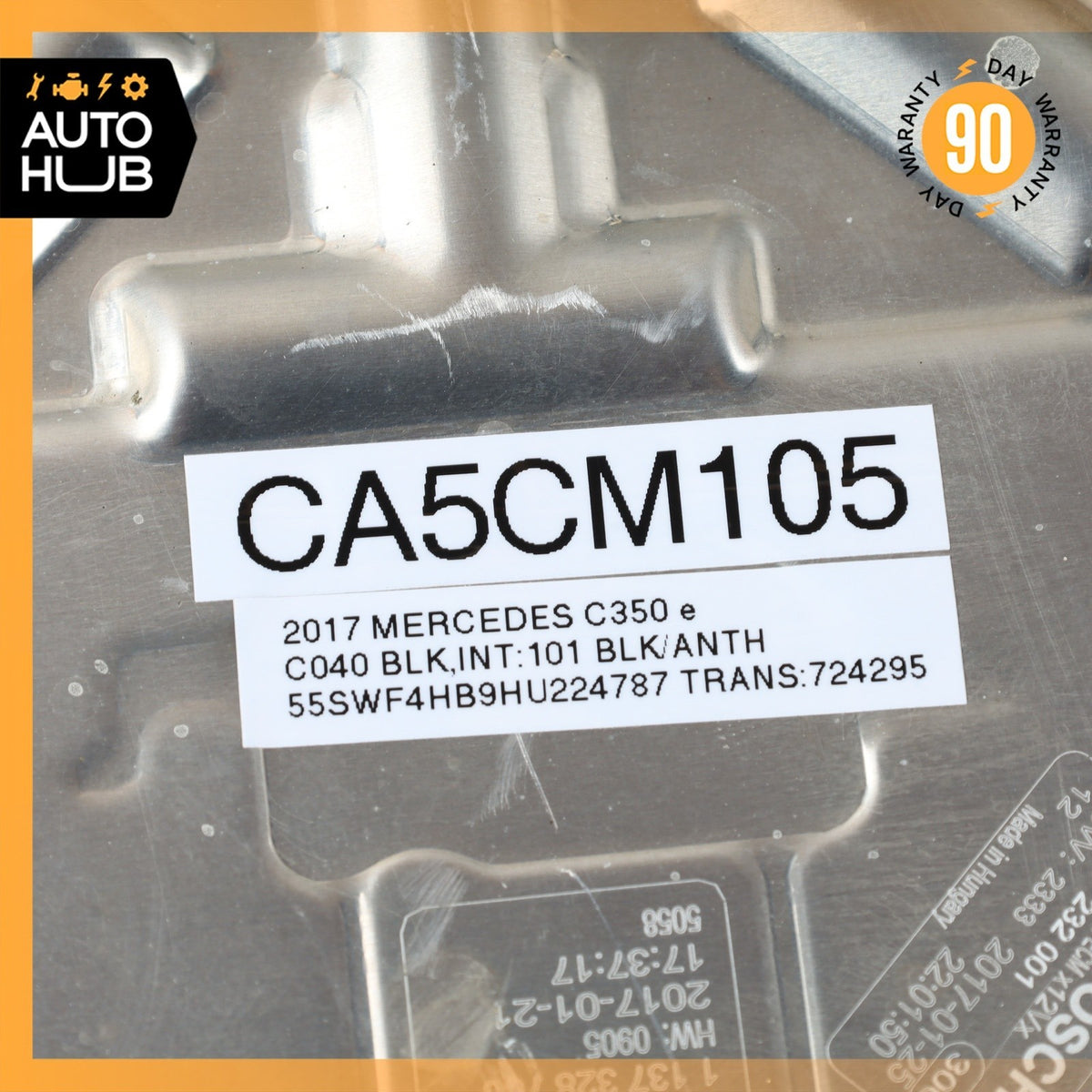Mercedes W205 C350e Engine Radiator Cooling Fan Motor 0999061200 OEM 82k - photo 13