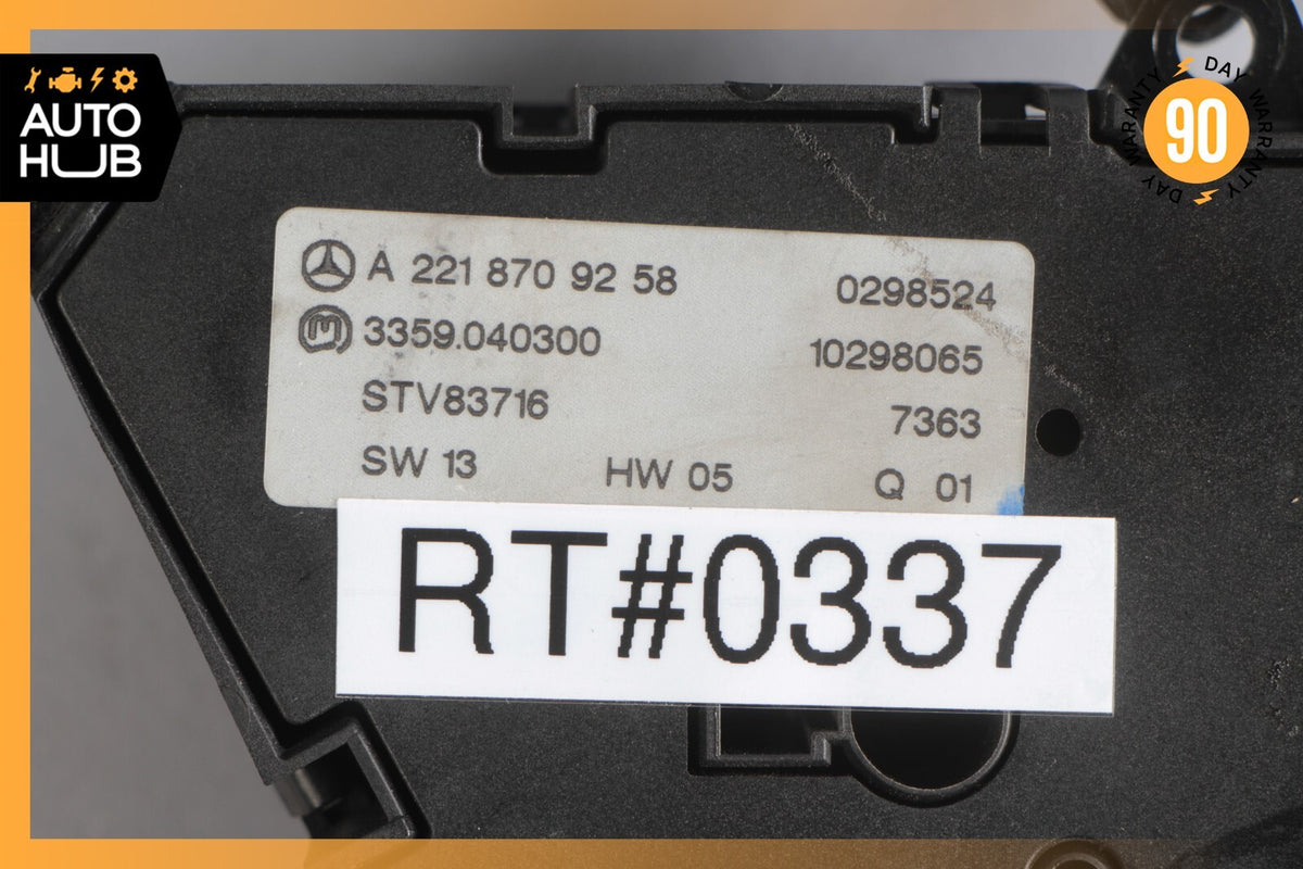 07-14 Mercedes W221 S550 CL550 Front Left Driver Seat Control Memory Switch OEM - photo 10