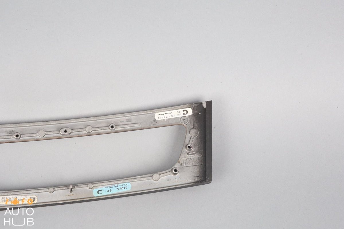 03-09 Mercedes W211 E350 E500 E550 Hazard Control Door Lock Switch Trim Bezel - photo 6