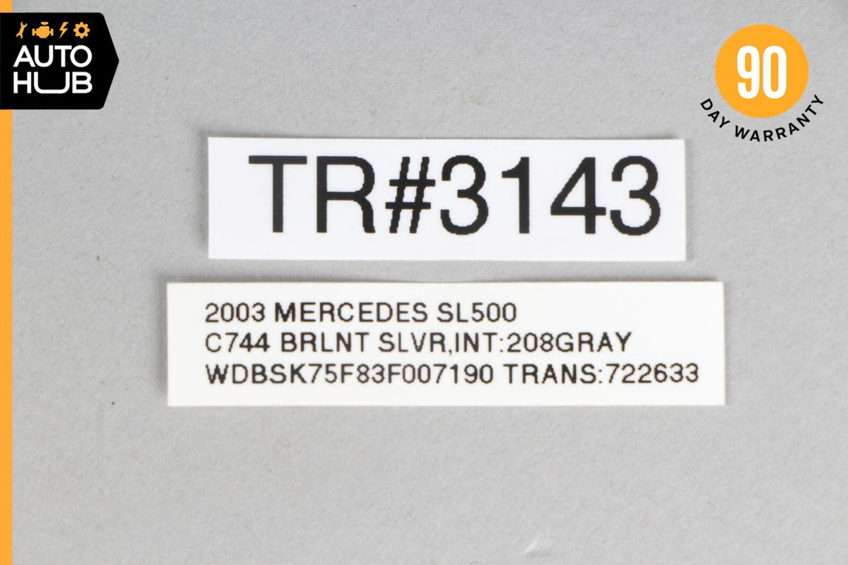 Mercedes R230 SL500 SL55 Convertible Top Right Side Load Assist Cylinder OEM 56k - photo 11