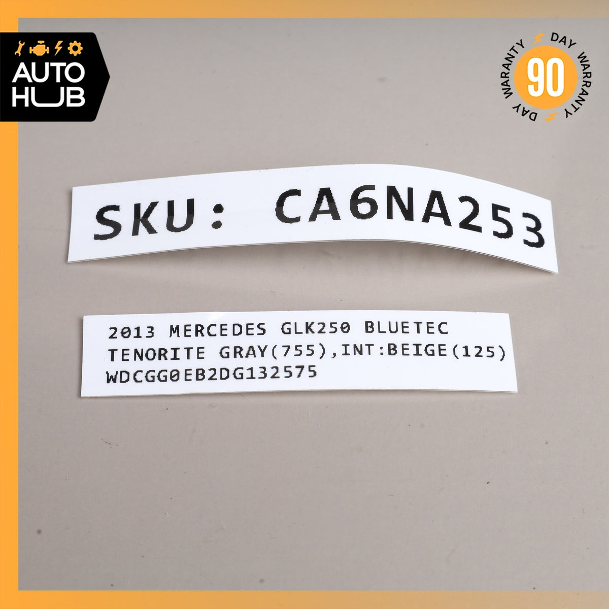 10-15 Mercedes X204 GLK250 GLK350 Left Side Sunvisor Sun Visor Beige OEM - photo 10