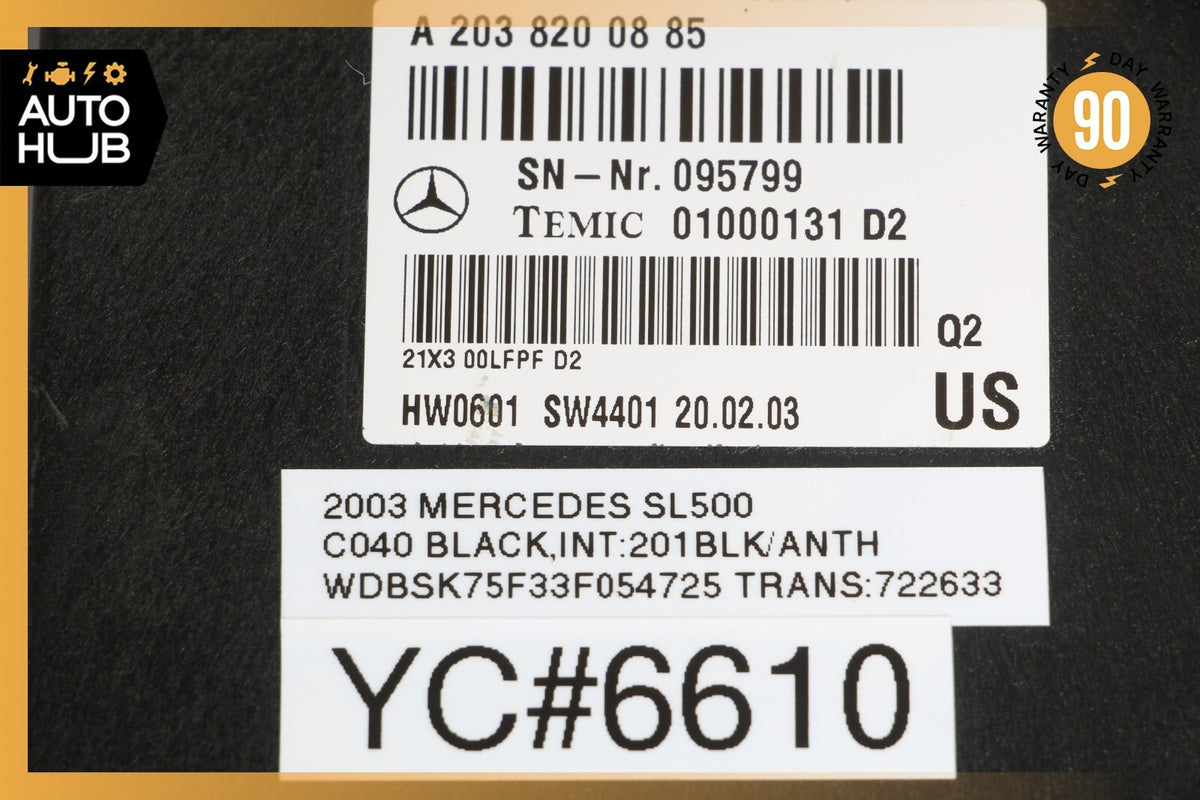 03-06 Mercedes R230 SL500 S55 AMG Communication Voice Control Module OEM 70k - photo 8