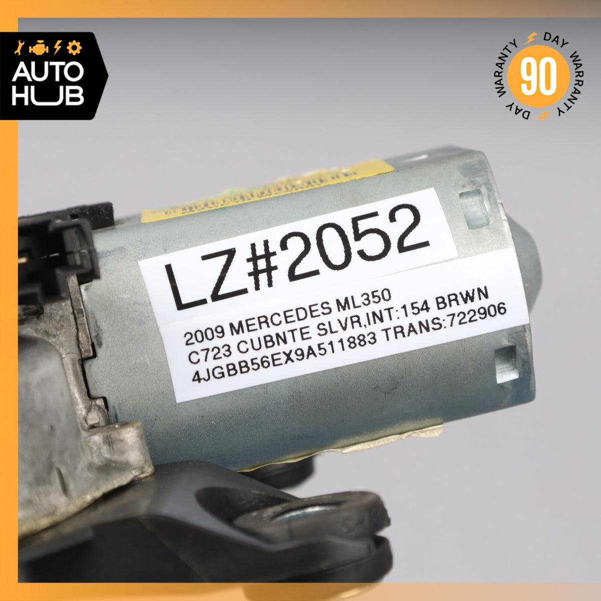 06-19 Mercedes W164 ML350 GL550 R350 Rear Glass Windshield Wiper Motor OEM - photo 12