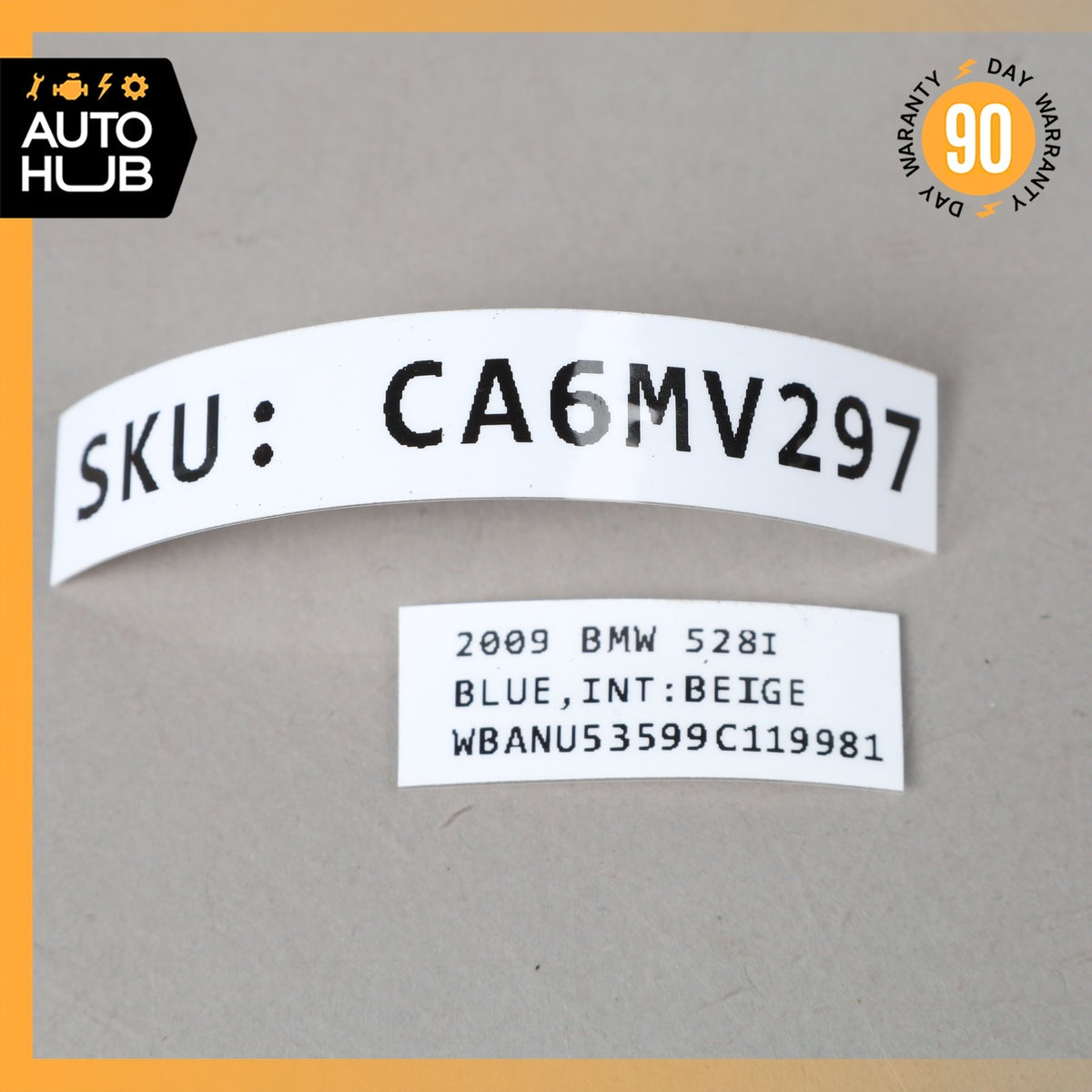 BMW E60 528i ActiveHybrid 5 550i Rear Left Side Door Lock Latch Actuator OEM 78k - photo 14