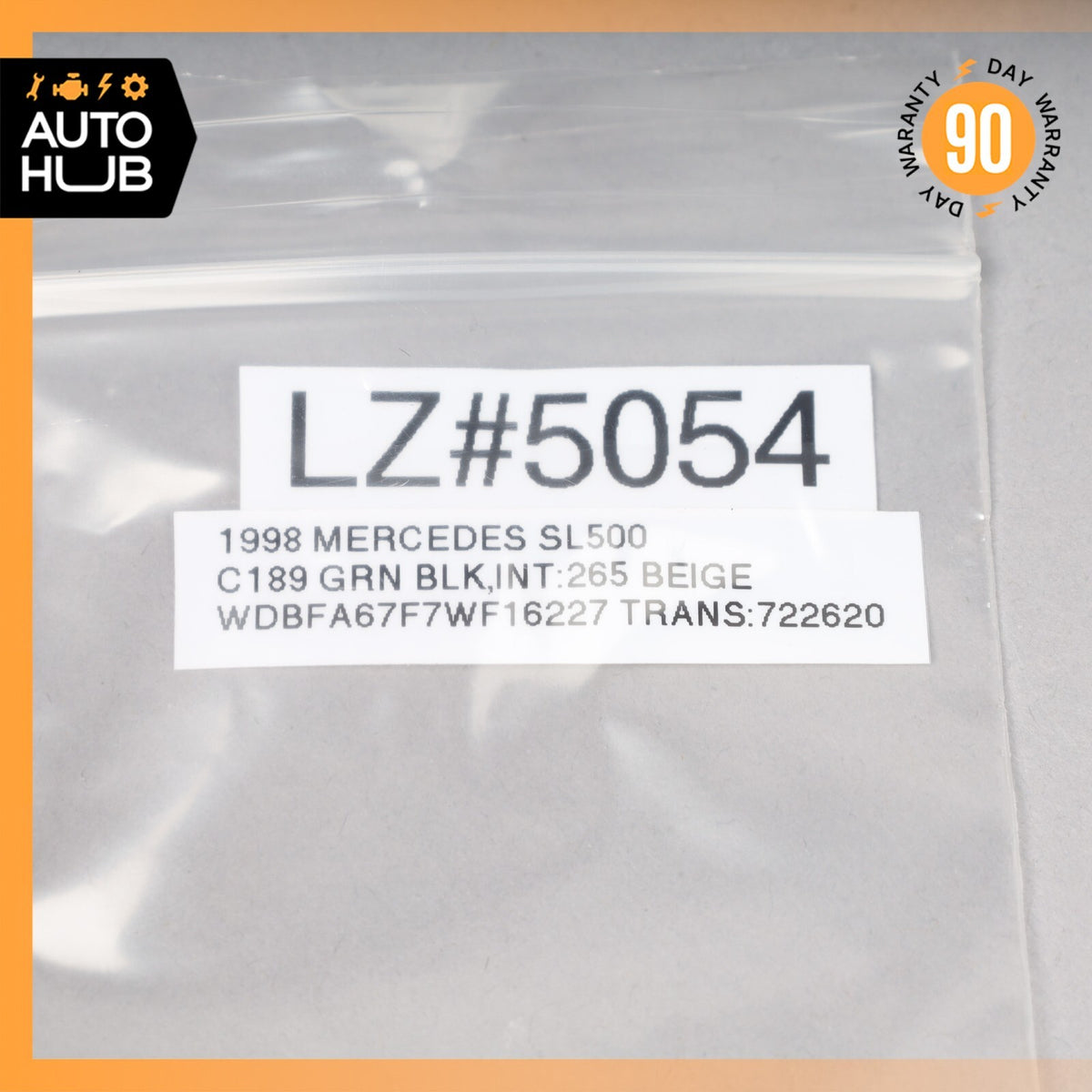 90-04 Mercedes R129 SL500 SL320 300SL SLK230 Convertible Top Control Switch OEM - photo 6