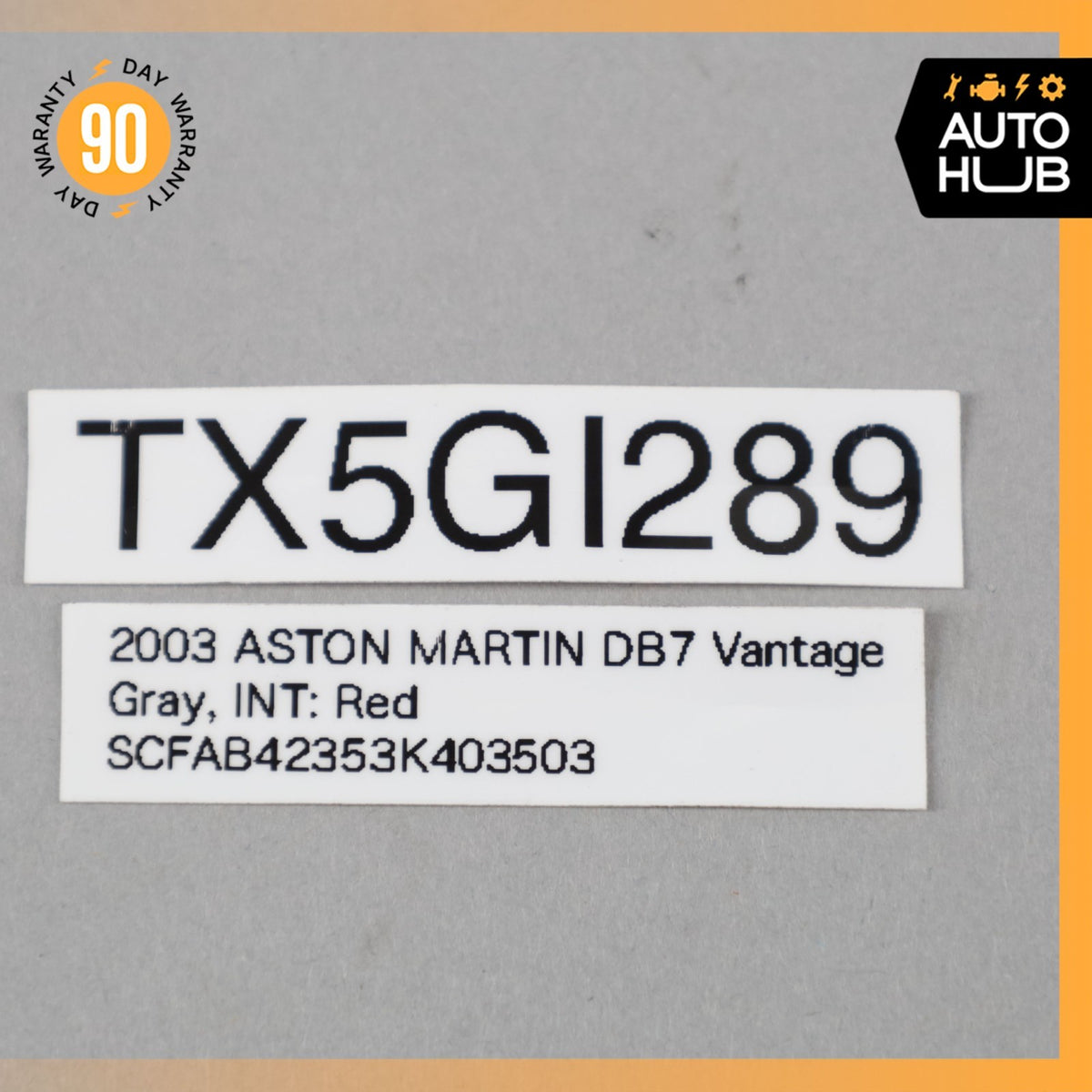 Aston Martin DB7 Vantage A/C Air Conditioning Line Pipe Hose 89120464AB OEM 35k - photo 15