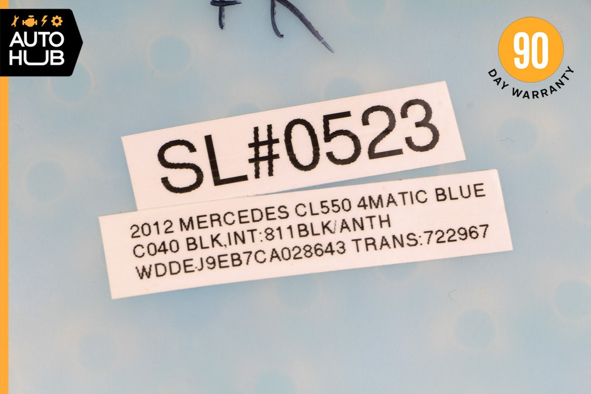 07-14 Mercedes W216 CL550 CL63 AMG Seat Occupancy Sensor Mat SRS System OEM 74k - photo 12