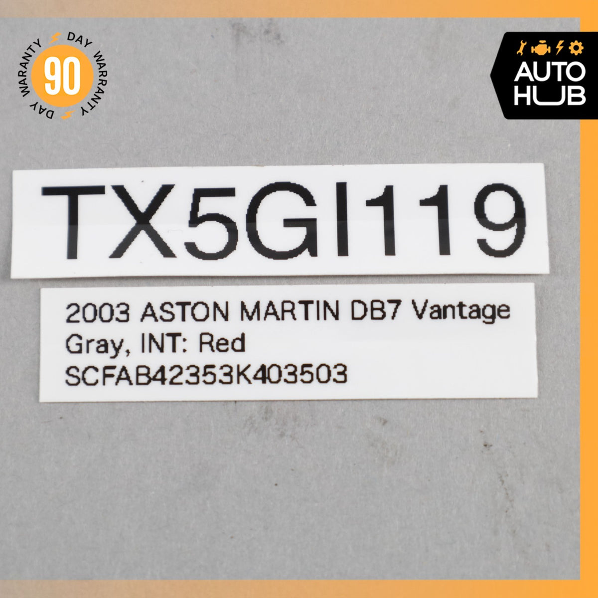 00-04 Aston Martin DB7 Vantage Right Seat Climate Vent Regulator Switch OEM 35k - photo 9