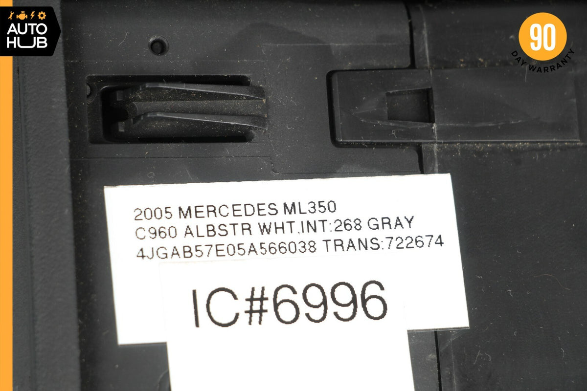 98-05 Mercedes W163 ML350 ML430 Dashboard Center A/C AC Air Vent Black OEM - photo 10