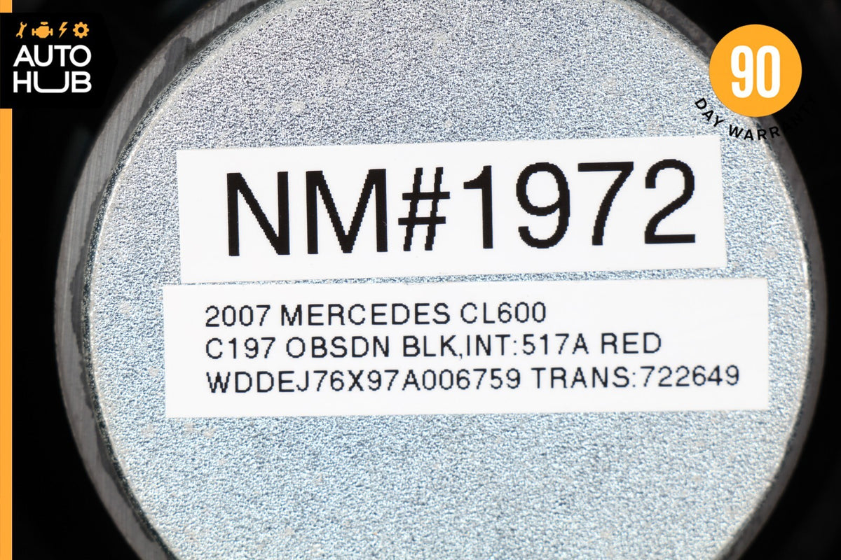 07-09 Mercedes W216 CL600 CL63 AMG Front Left Driver Door Speaker Tweeter OEM - photo 12