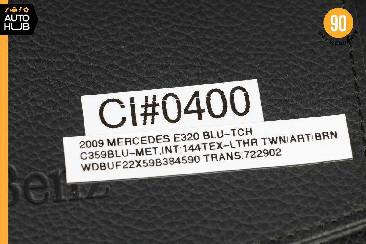 2009 Mercedes-Benz W211 E320 Owner's Operator's Manual Book Assembly OEM - photo 11