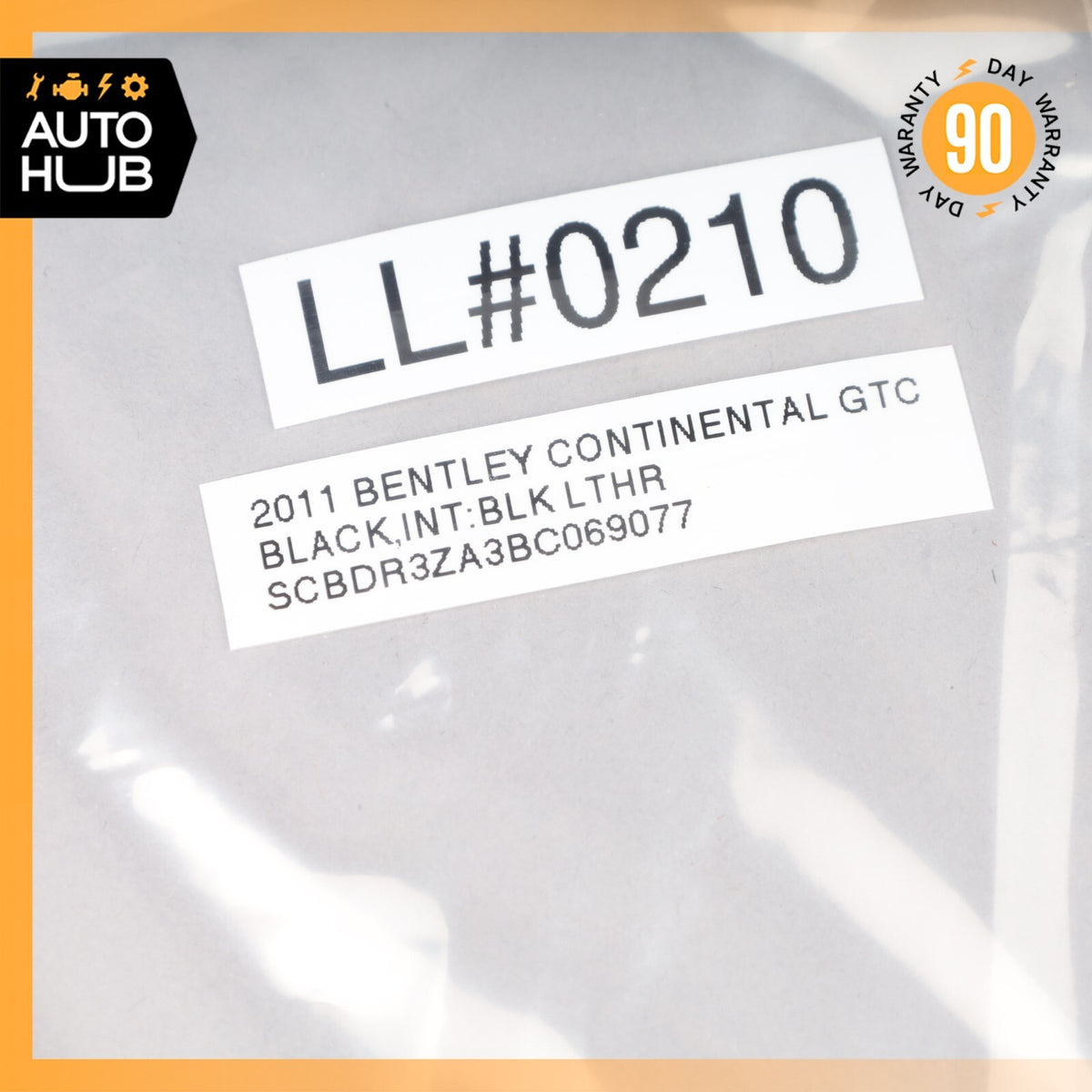 03-12 Bentley Continental GTC Flying Spur 6.0L W12 Engine Knock Sensor OEM 59k - photo 13