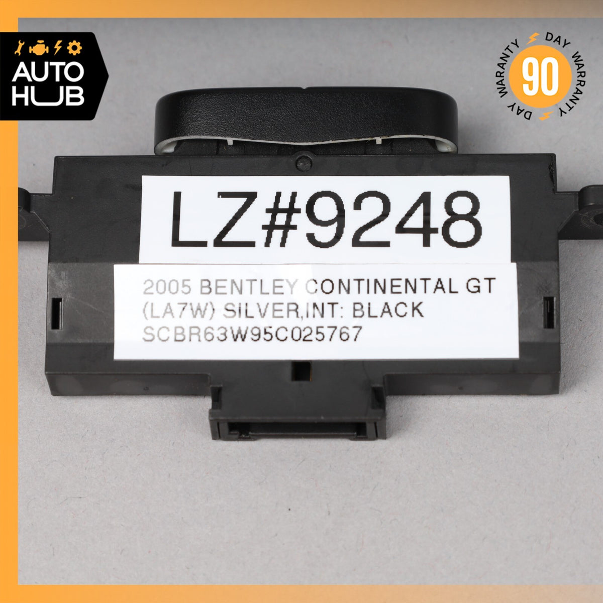 03-12 Bentley Continental GT Center Dashboard Temperature Button Switch OEM - photo 10