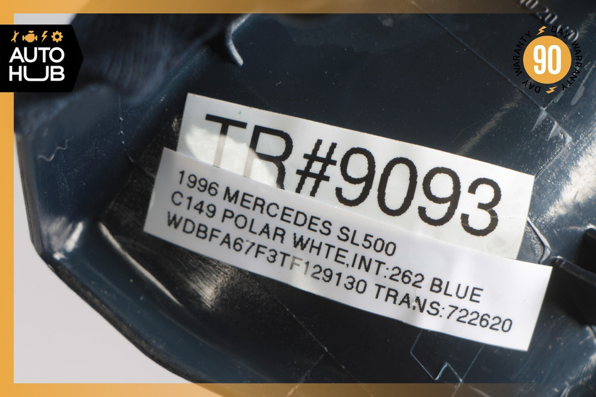 92-02 Mercedes R129 SL500 300SL Right Seat Handle Cover 1299191020 Blue OEM 49k - photo 8