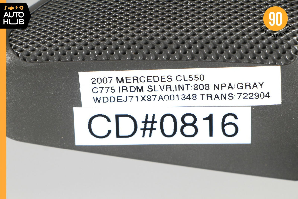 07-14 Mercedes W216 CL550 CL600 Door Tweeter Speaker Cover Grille Left Gray OEM - photo 9