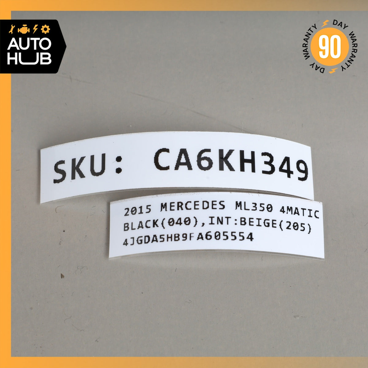 Mercedes W166 ML350 GLE350 C350 Overhead Emergency Panel Control Switch OEM - photo 10