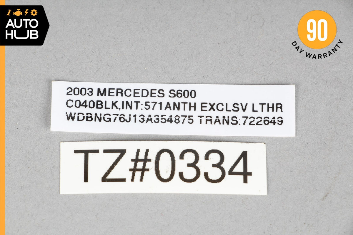 03-06 Mercedes W220 S600 S55 AMG Left Dashboard Dash Board Trim Cover Vent OEM - photo 11