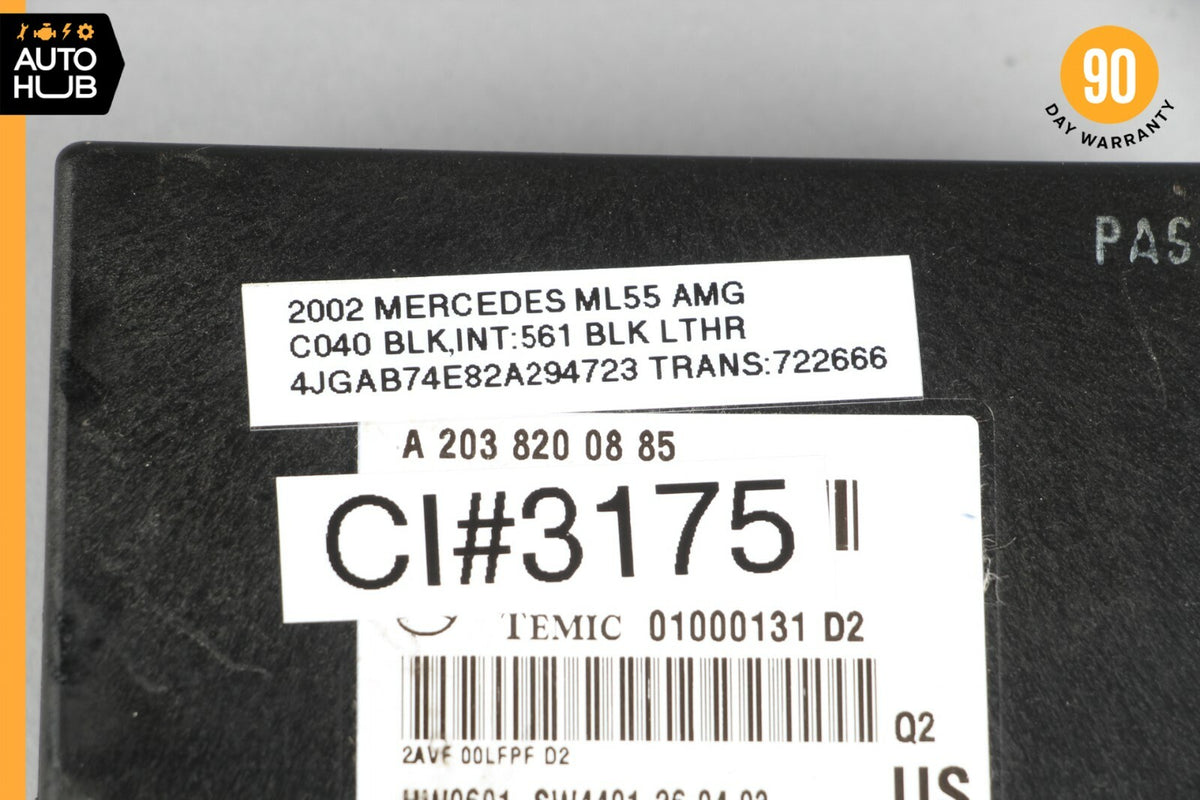 03-06 Mercedes R230 SL500 S430 Communication Voice Control Module 2038200885 OEM - photo 8