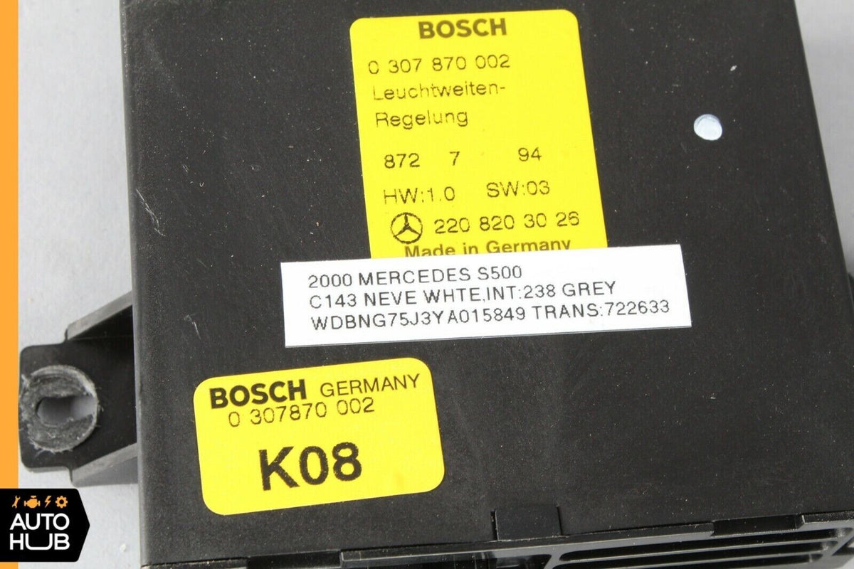 00-06 Mercedes W220 S500 S600 Headlight Head Lamp Control Module Unit OEM - photo 12