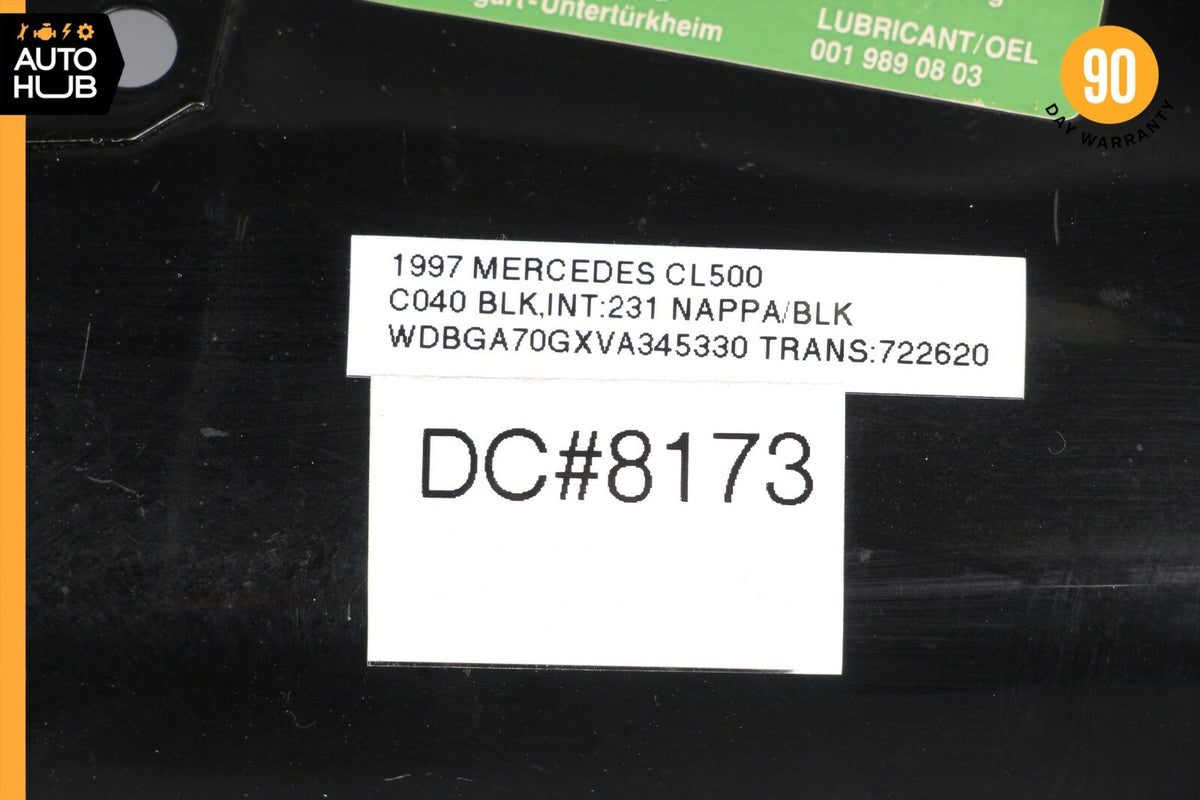 93-99 Mercedes W140 CL500 S500 Coupe Bonnet Engine Hood Slam Panel Black OEM - photo 11