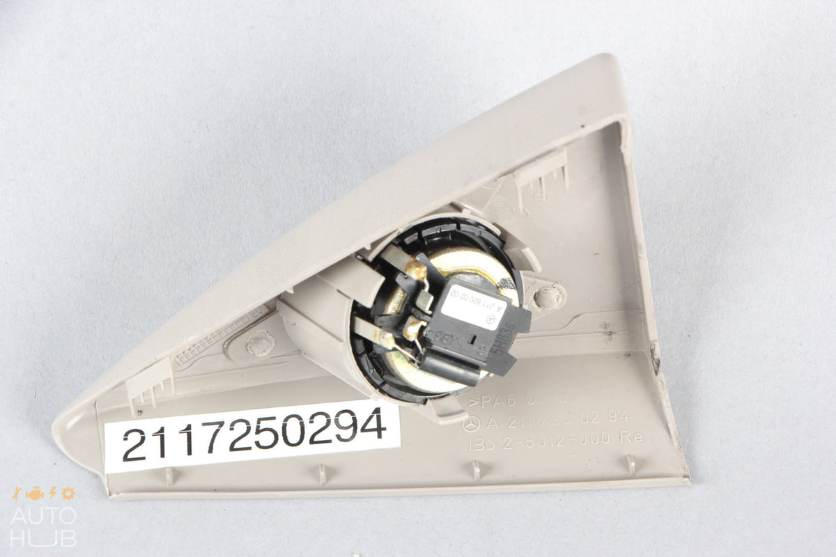 03-09 Mercedes W211 E350 E500 Tweeter Speaker Cover Front Right Gray 2117250294 - photo 9