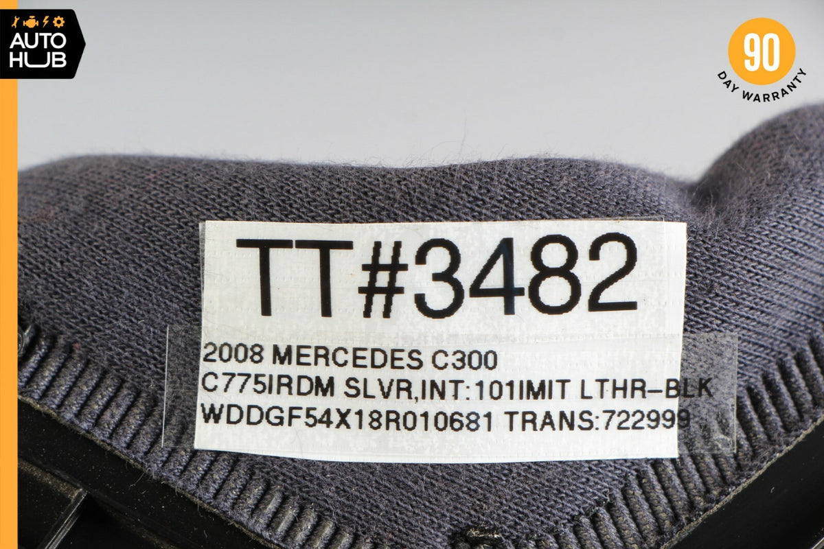 08-11 Mercedes W204 C300 C350 C250 Steering Column Cover Boot Trim Black OEM - photo 12