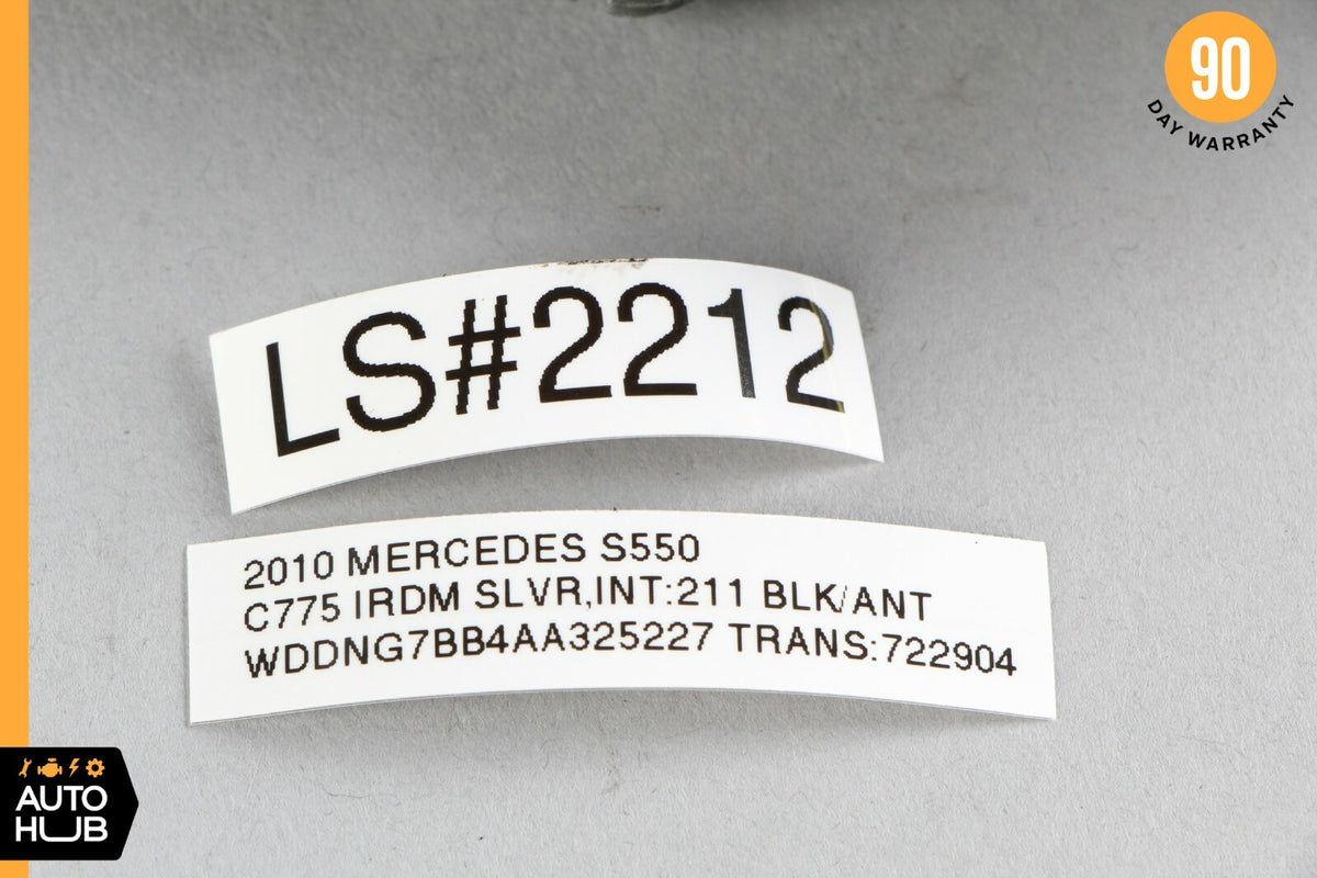 07-13 Mercedes W221 S550 S63 AMG Rear Left Side Exterior Door Handle Silver OEM - photo 12