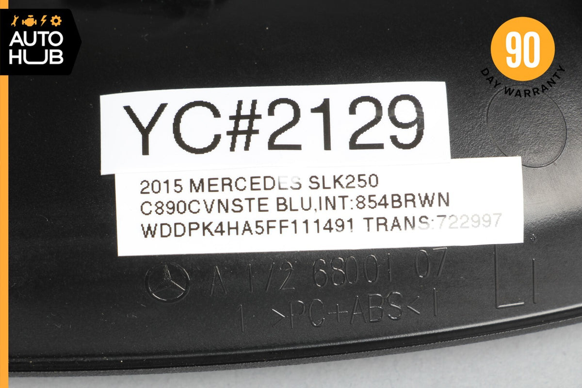 12-20 Mercedes R172 SLK250 Left Dashboard Dash Cover Panel Trim Black OEM 11k - photo 11
