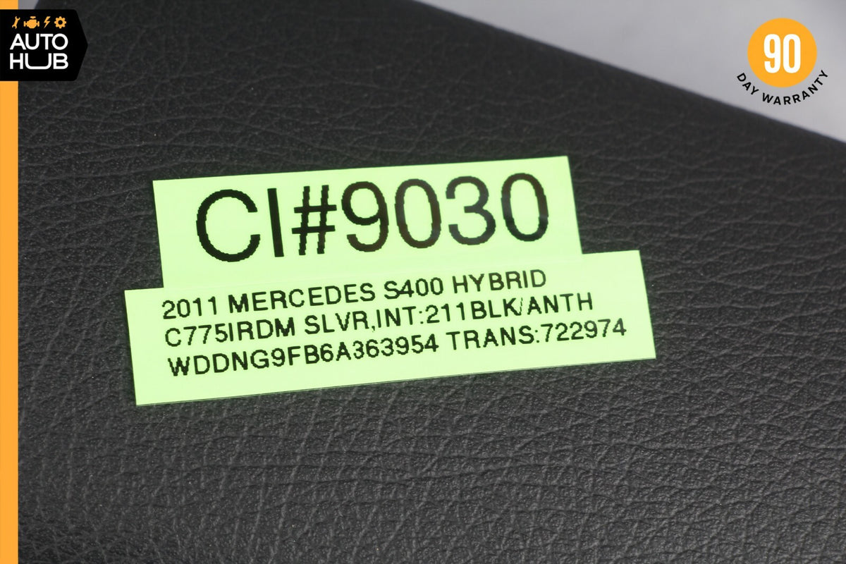 07-13 Mercedes W221 S400 S550 Rear Left Side Door Ashtray Ash Tray Black OEM - photo 9