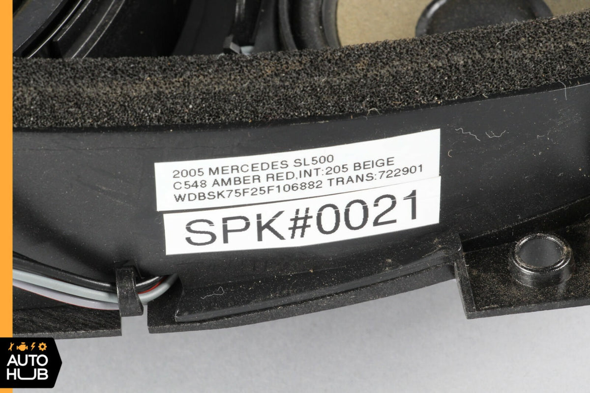 03-08 Mercedes R230 SL500 SL55 Door Audio Speaker Bose Right Passenger Side OEM - photo 12