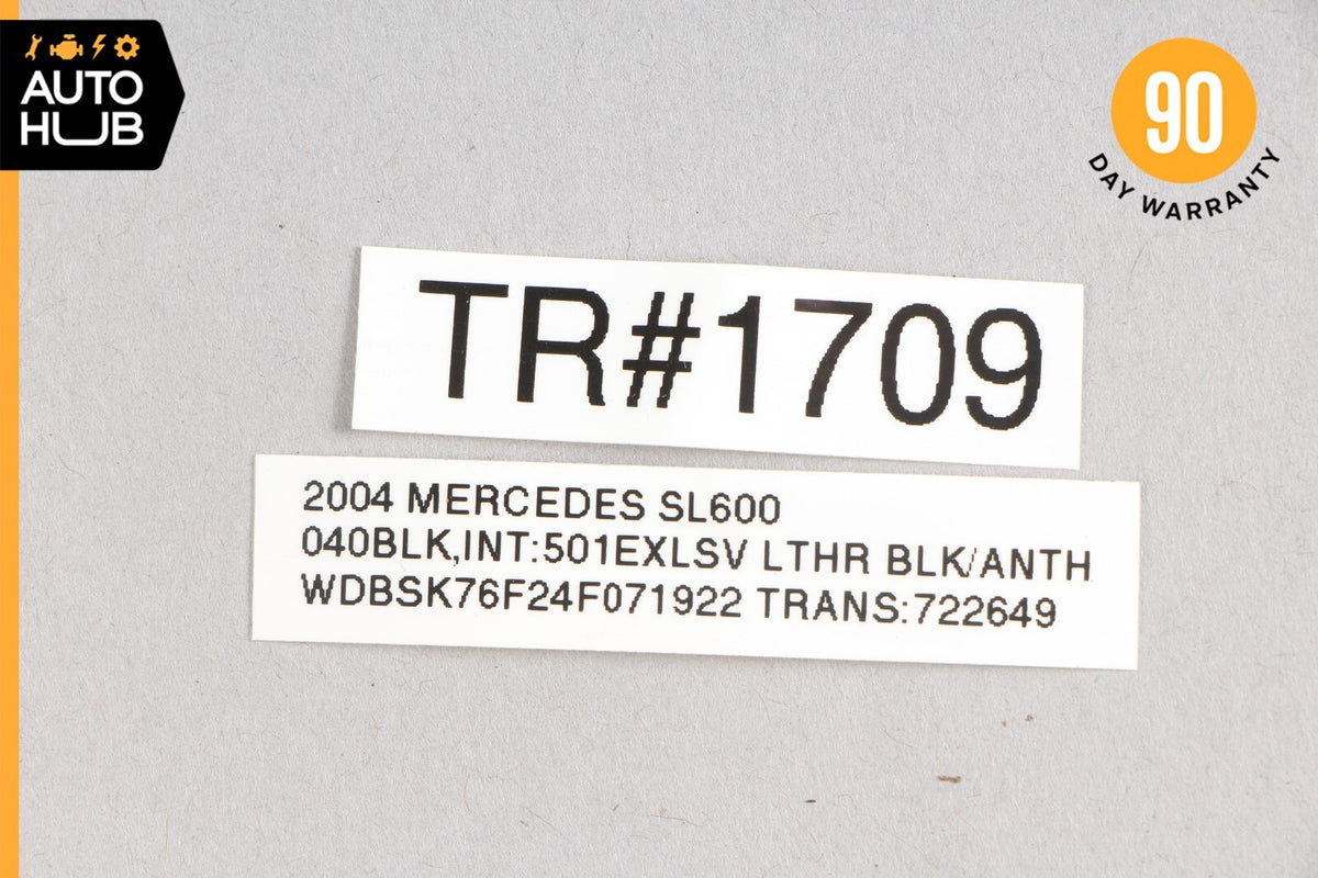 Mercedes R230 SL600 SL55 AMG Convertible Top Right Side Load Assist Cylinder OEM - photo 12