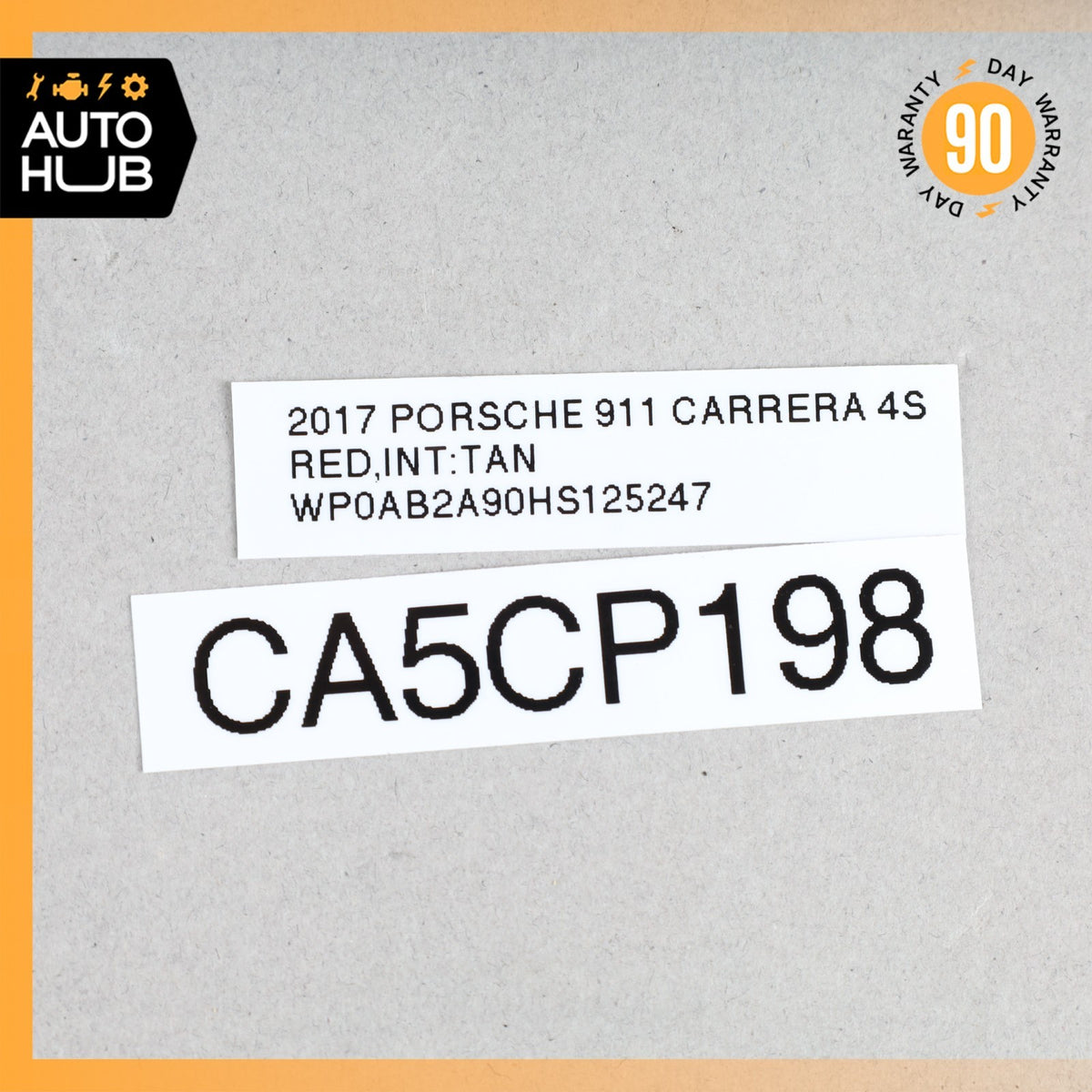 17-19 Porsche 991 911 C4S Right Daytime Running Light Fog Lamp 99163116003 OEM - photo 17