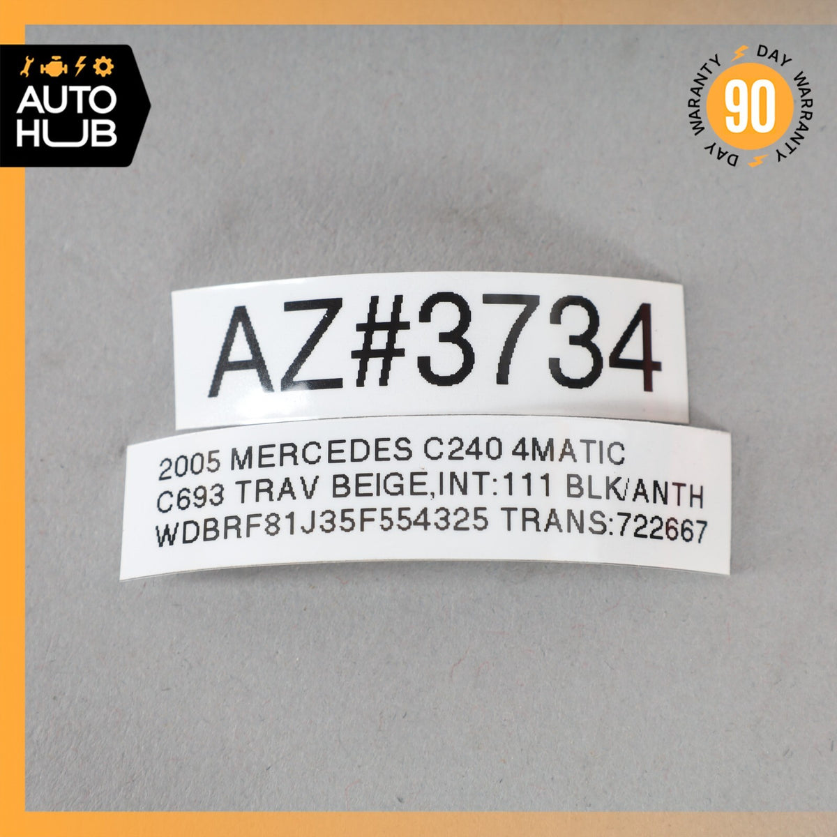 Mercedes W203 C240 C320 4Matic Front Left or Right Wheel Speed ABS Sensor OEM - photo 9