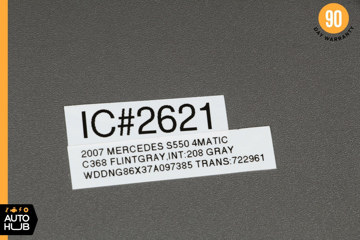 07-13 Mercedes W221 S550 S400 Interior Dashboard Dash Trim Cover Right Gray OEM - photo 11