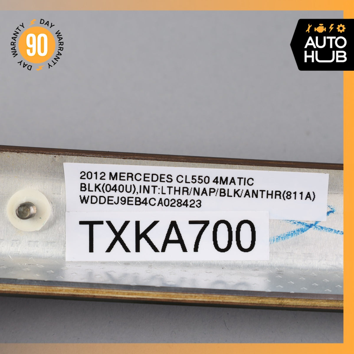 07-14 Mercedes W216 CL550 CL63 Rear Left Driver Side Door Panel Trim Wood OEM - photo 10