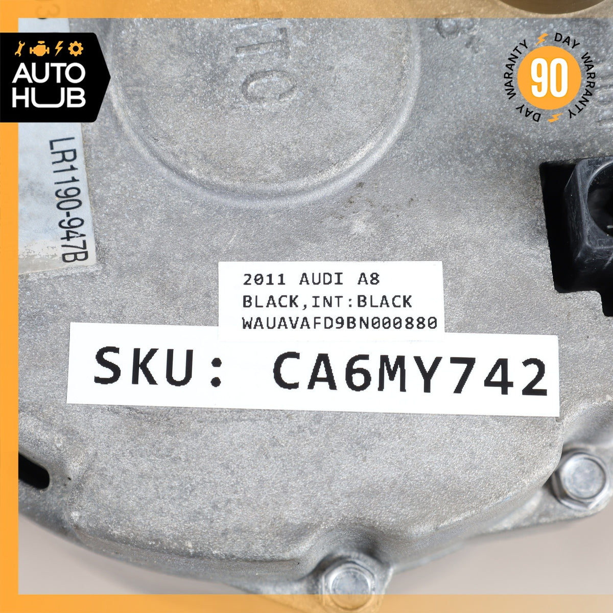 11-12 Audi D4 A8 4.2L V8 Engine Motor Alternator Generator 190A OEM - photo 15