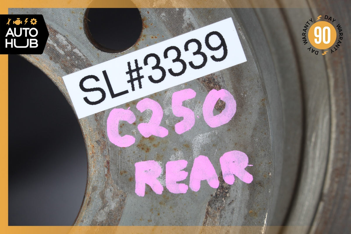 08-14 Mercedes W204 C250 C300 C350 Rear Brake Rotor Left and Right Set OEM - photo 12
